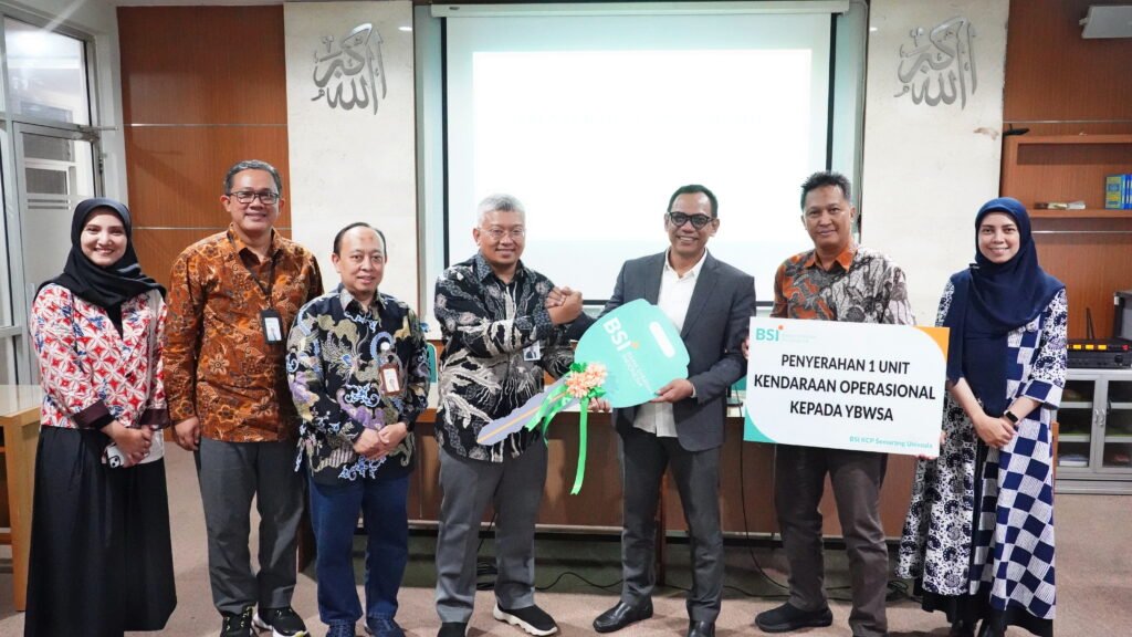 YBWSA Terima Bantuan Mobil Operasional Dari Bank Syariah Indonesia (BSI)