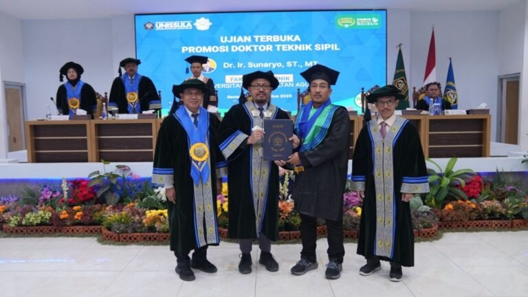 Ir Sunaryo ST MT Raih Gelar Doktor